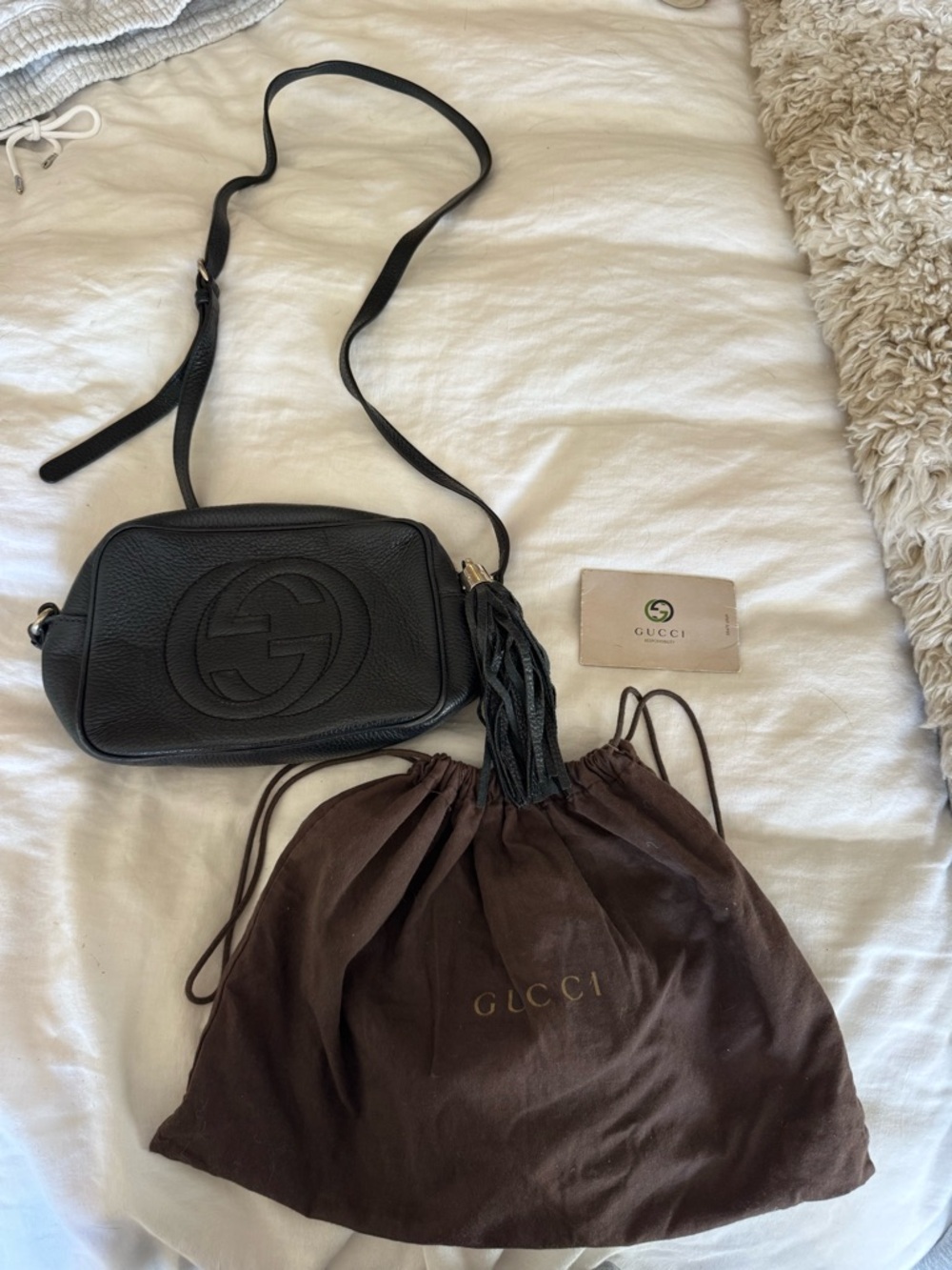 Gucci Black Soho Disco Crossbody Bag - Picture 8 of 8